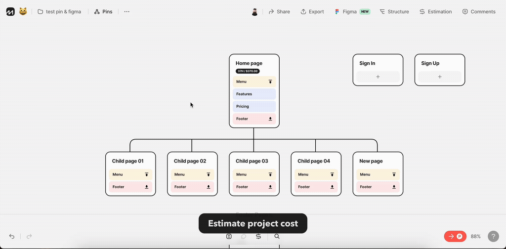 Cost Estimation tool