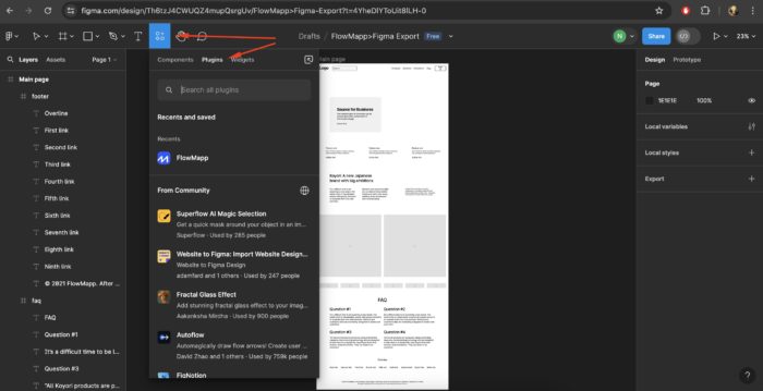 Export to Figma